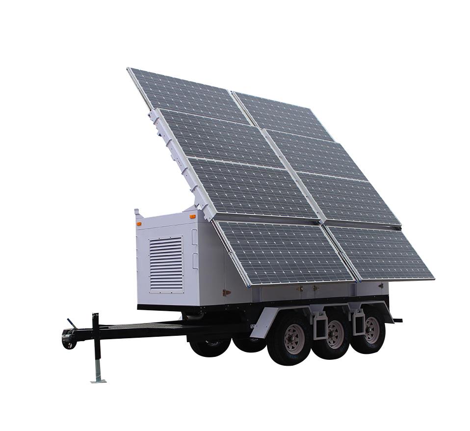 2400W Solar Station Trailer