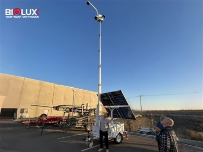Mobile Solar Surveillance Trailers: Application Value in Modern Security Systems