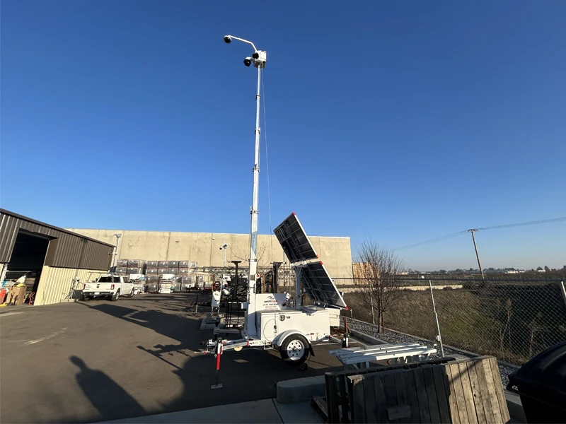 mobile solar surveillance trailer mobile solar surveillance trailer