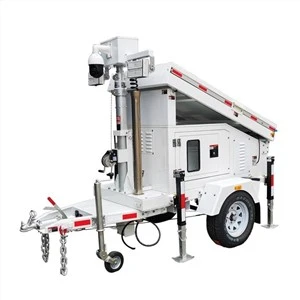 Mobile Multifunctional Solar Light CCTV Tower Trailer