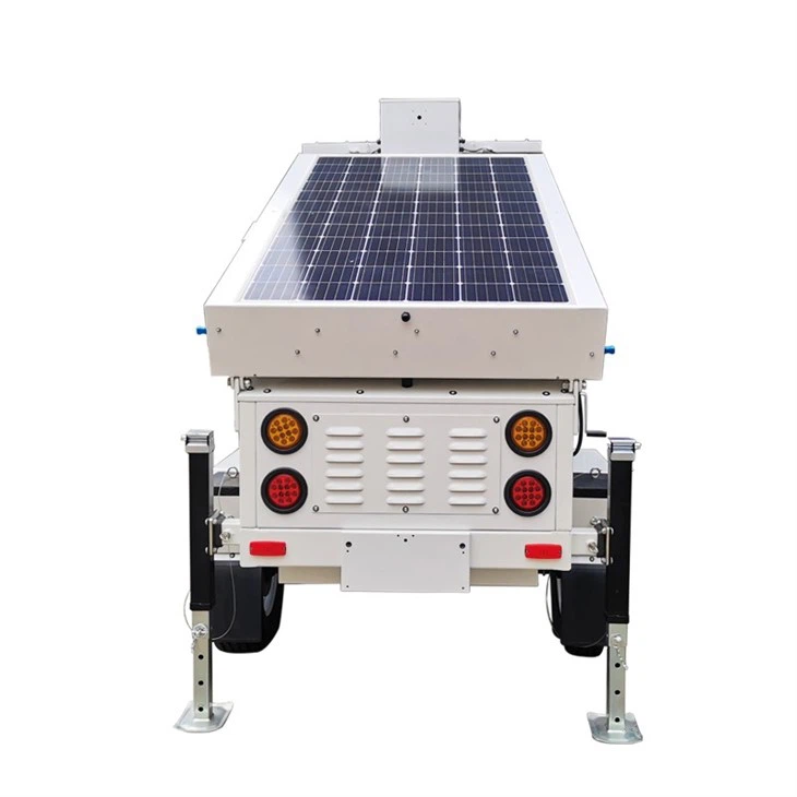 Surveillance Mobile Solar Energy Trailer